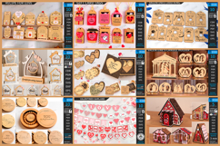 Valentine&#039;s Day Laser Cut Mega Bundle|Love Day SVG|Gift Idea Product Image 4