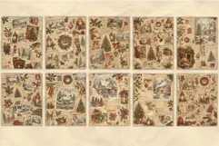 Cottage Christmas Junk Journal Pages Product Image 2