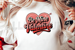Be Mine Valentine Sublimation Design Product Image 2