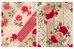 Valentines, Shabby Chic, Papers, Junk Journal Product Image 2