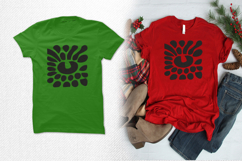 Modern Black Abstract Floral Embroidery Design Product Image 2