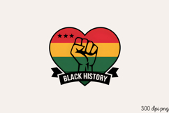 BLACK HISTORY PNG, Black History Month Sublimation Product Image 1