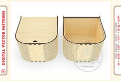 Box Organizer v26 - laser cut file - Glowforge ready SVG Product Image 2