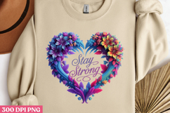 Stay strong PNG, Motivational Sublimation Quotes P Product Image 2
