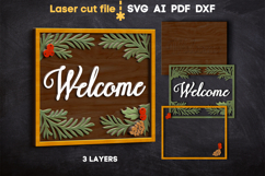 Christmas Signs Bundle SVG laser cut files for Glowforge Product Image 2
