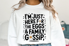I&#039;m just here for the Eggs Svg | Halloween Svg | Shirt Svg Product Image 2