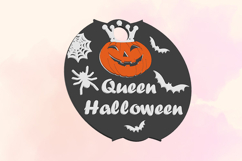 Queen Halloween, Pumpkin 40 OZ Tumbler, Stl File Product Image 2