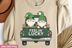 Feelin&#039; lucky PNG, Gnome St Patricks Day Sublimati Product Image 2