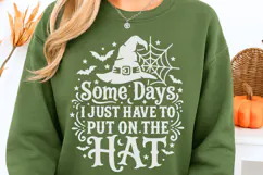 Some Days I Just Have To Put The Hat On Svg, Witch Hat Svg. Product Image 3