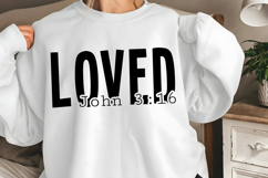 Loved John 3 16 Svg Product Image 2