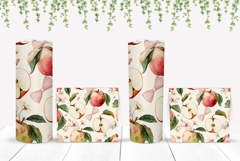 Watercolor Apples Tumbler Wrap Design, Fruits Tumbler PNG Product Image 2