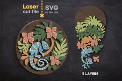 Jungle Animals Bundle SVG laser cut file for Glowforge Product Image 2
