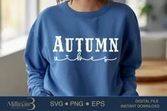 Autumn Vibes SVG PNG Sublimation | Pumpkin |Fall Vibes Product Image 2