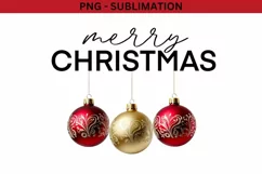 Christmas Balls PNG for Holiday Decoration Product Image 3