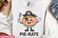 Pie Rate PNG, Funny Puns Sublimation PNG Product Image 1