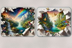 Mouse Pad | 6 Designs with Tropical Landscape, PNG Product Image 3