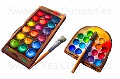 Artist, Paint, Junk Journal, PNG, Clipart, Ephemera Product Image 2