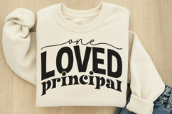 One loved principal SVG Product Image 1
