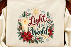 4 Christmas Faith Quote PNG Designs, Christian Christmas Shi Product Image 2