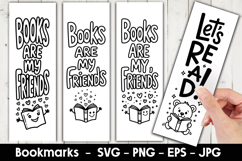 Reading Time Bookmark Sublimation Product Image 1