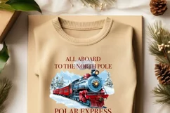 Polar Express PNG, Merry Christmas Sublimation Design Product Image 2