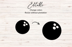 Bowling Ball SVG, Bowling SVG Product Image 2