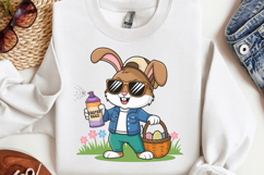 Hip Hop Bunny Easter Day Sublimation PNG Product Image 3
