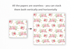 Flowers Seamless Pattern, Floral Digital Paper Product Image 2