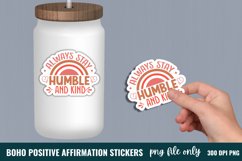 Positive Quotes Sticker, Always stay humble and kind Sticker Product Image 1