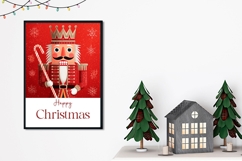 Cartoon Christmas Nutcracker Greeting Card Printable Product Image 2