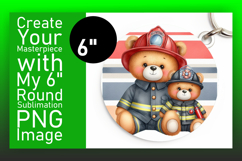 Playful Circle PNG for Sublimation , Teddy Bear Product Image 1