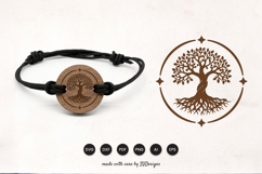 Tree of Life Bracelet Laser Cut SVG Product Image 1