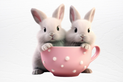 Chirstmas Bunnies Clipart PNG Product Image 2