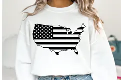 USA Flag Svg Design | Svg Cut Files | Shirt Svg Product Image 1
