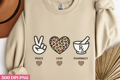 Peace love pharmacy PNG, Pharmacy Technician Sublimati Product Image 2