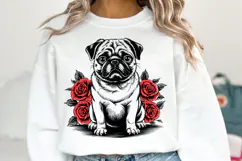 Pug svg Design | Svg Cut Files | Shirt Svg Product Image 2