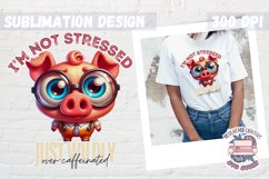 Funny Sarcasm Sublimation design PNG Quote Animal Product Image 1