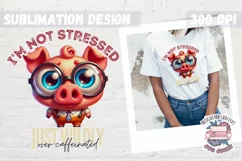 Funny Sarcasm Sublimation design PNG Quote Animal Product Image 1