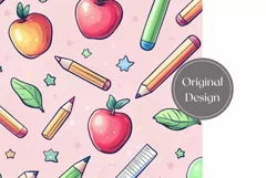 School Tumbler Design, Sweet Apples Tumbler Sublimation Product Image 2
