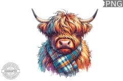 Retro Highland Cow Sublimation Bundle | Vintage Cow Design Product Image 3