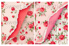 Valentines, Shabby Chic, Papers, Junk Journal Product Image 2