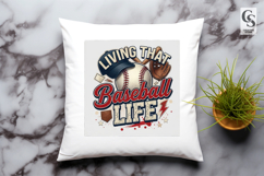 Baseball Dad Loud Proud Game Ready Sublimation PNG Product Image 2
