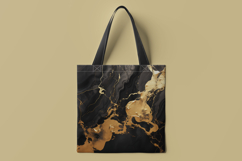 Black Gold Marble Digital Paper Product Image 2