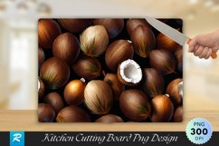 Coconut Cutting Board Sublimation Design Product Image 1