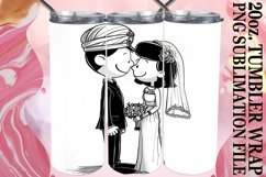 15x Wedding Tumbler 20ozSublimation Design Bundle, Bride PNG Product Image 7
