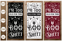 Halloween SVG 3 designs /Halloween Porch Signs SVG Product Image 4