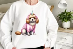 Cute Unicorn Costume For Dogs, Unicorn Watercolor Product Image 2
