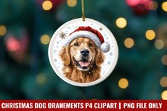Breeds Of Christmas Dog Ornaments Clipart PNG Product Image 1