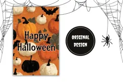 Fall Pumpkins Garden Flag, Happy Halloween Garden Flag Product Image 2