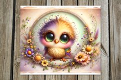 Rainbow animals | 8 skinny tumbler Sublimation designs Product Image 2
